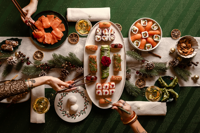 Photographie sushis groupe Toane toa sushi Lyon Wallet photographie